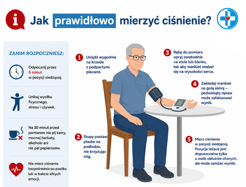 Jak prawidłowo mierzyć ciśnienie?